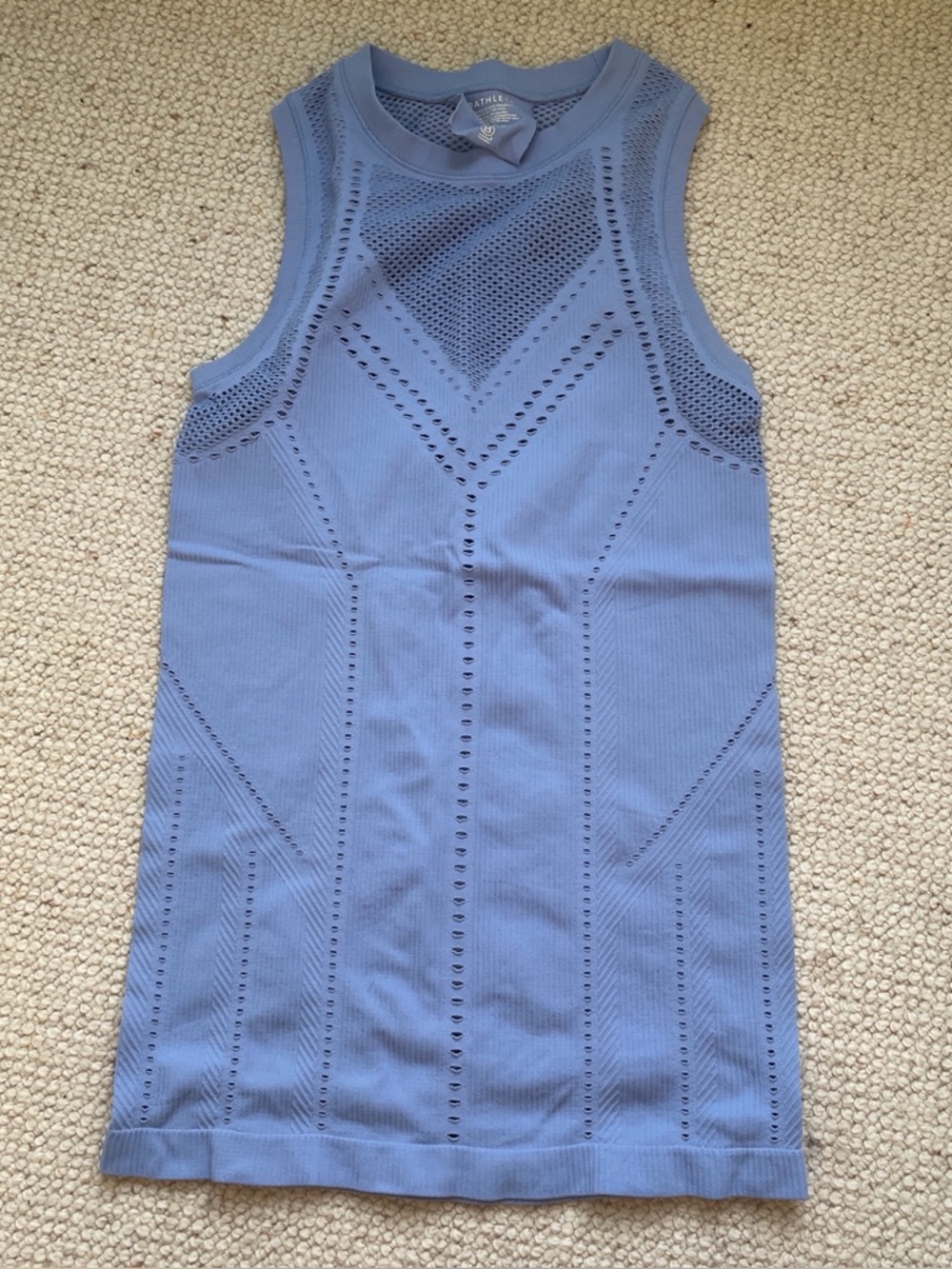 Athleta Perforated Knit Athletic Tank